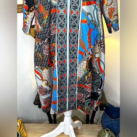 NWOT Gretchen Scott Jersey Bordertown Dress - Ditto Size Medium - Picture 4 of 12